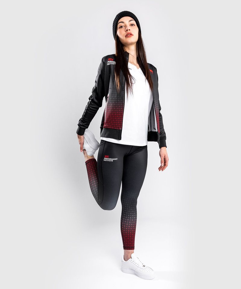 UFC UFC Venum Performance Institute Jacke Damen Schwarz Rot