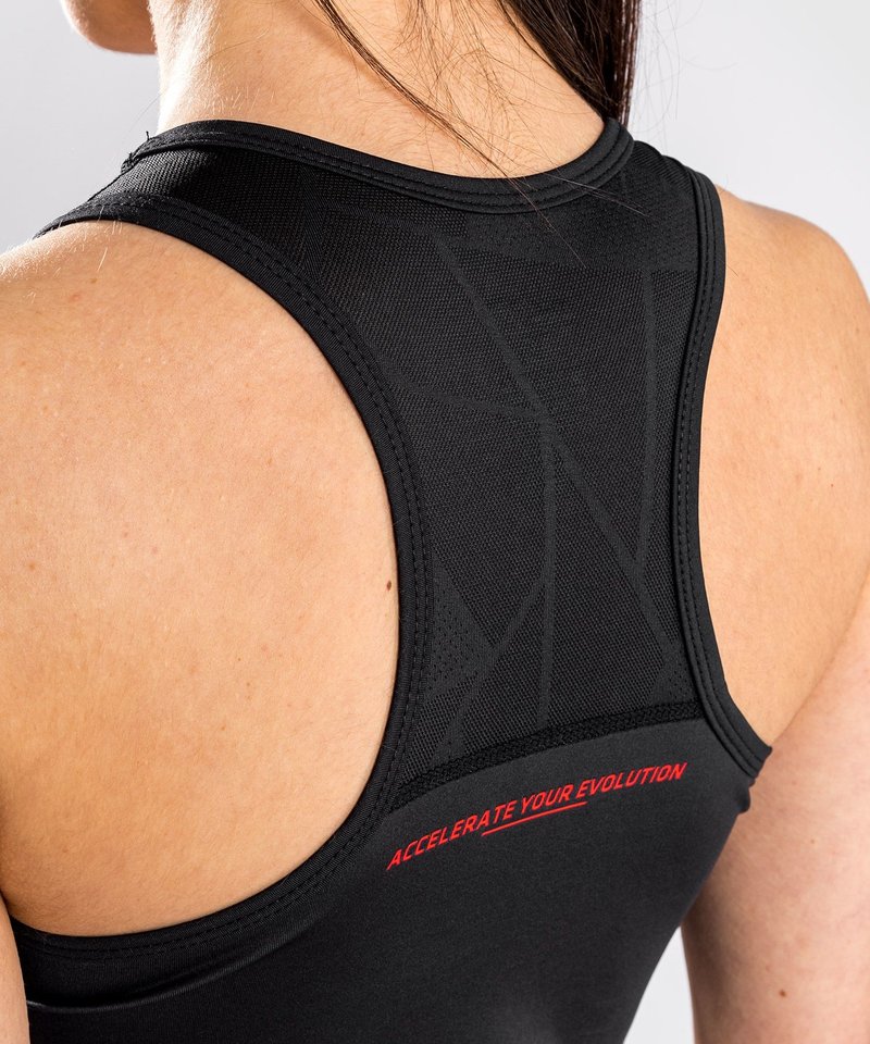 UFC | Venum UFC Venum Dry Tech Performance Institute Tank Top Women Black Red