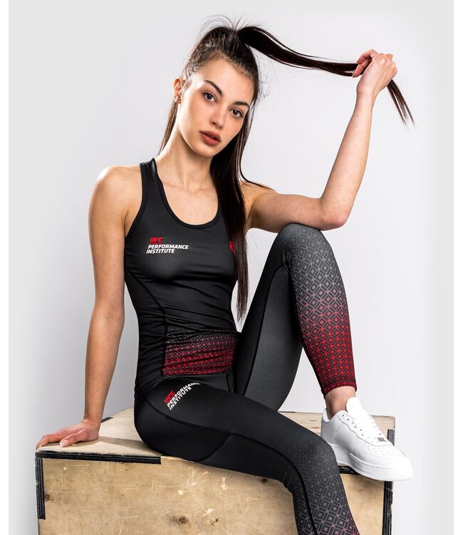 UFC UFC Venum Dry Tech Performance Institute Tank Top Women Black Red