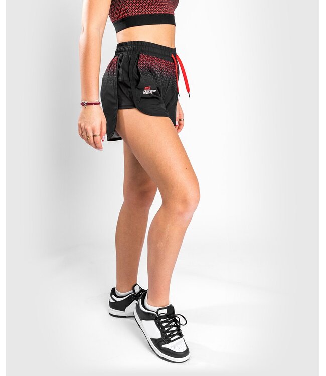 UFC UFC Venum Performance Institute Trainingsshort Dames Zwart Rood