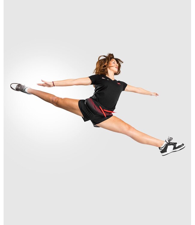 UFC Venum Performance Institute Training Short Women Black Red