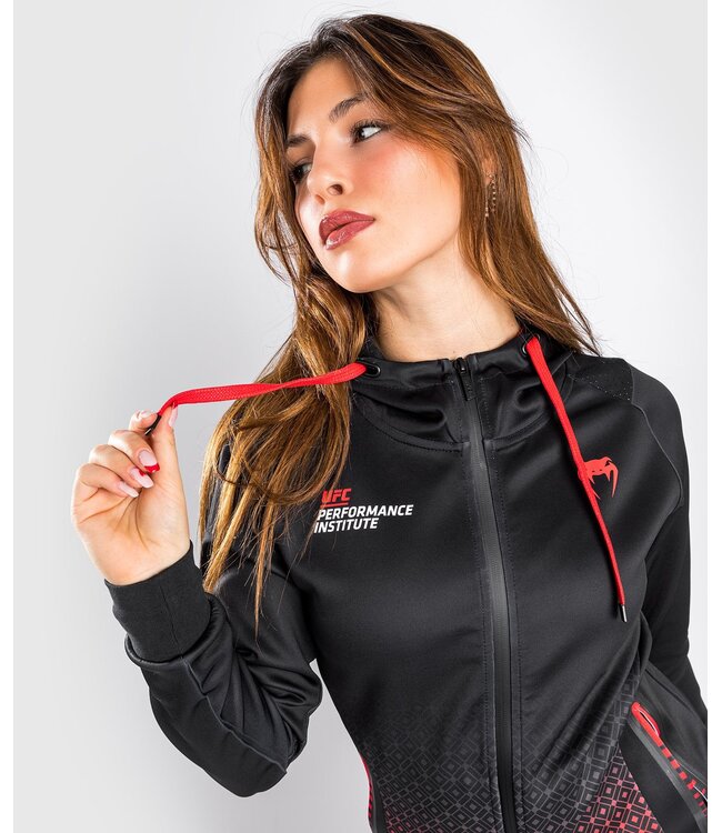 UFC UFC Venum Performance Institute Hoodie Damen Schwarz Rot