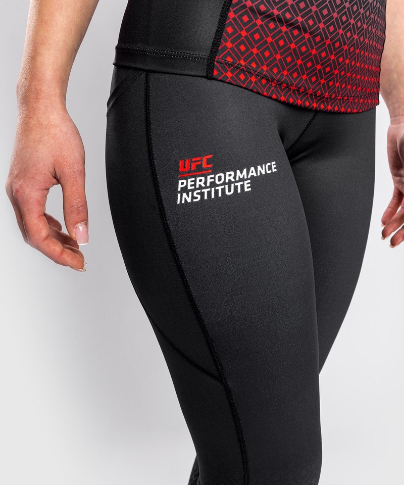 UFC Venum Performance Institute Sportleggings Women Black Red