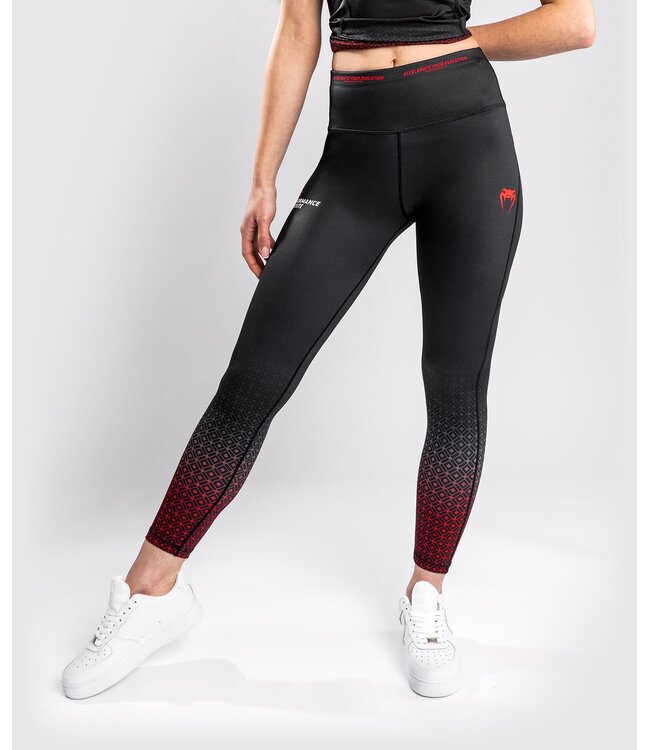 UFC Venum Performance Institute Sportleggings Women Black Red