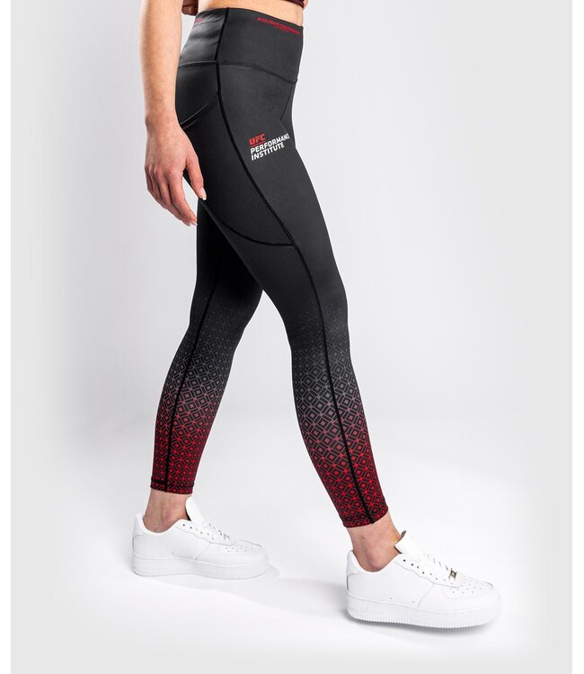 UFC Venum Performance Institute Sportleggings Women Black Red