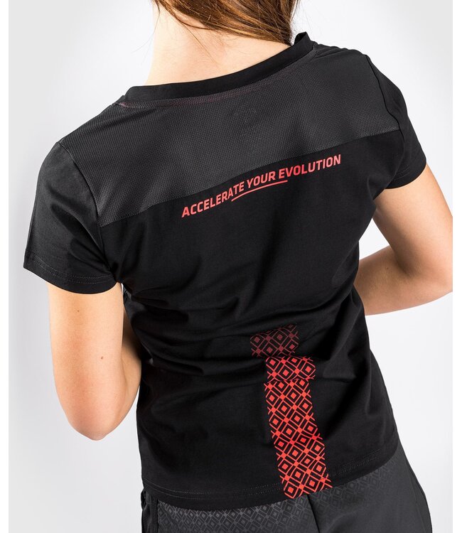 UFC Venum Performance Institute T-Shirt Damen Schwarz