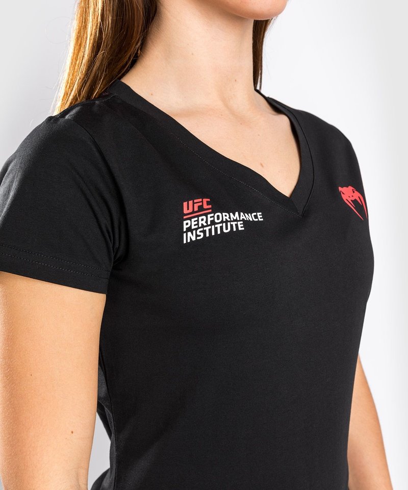 UFC Venum Performance Institute T-Shirt Women Black - FIGHTWEAR SHOP EUROPE