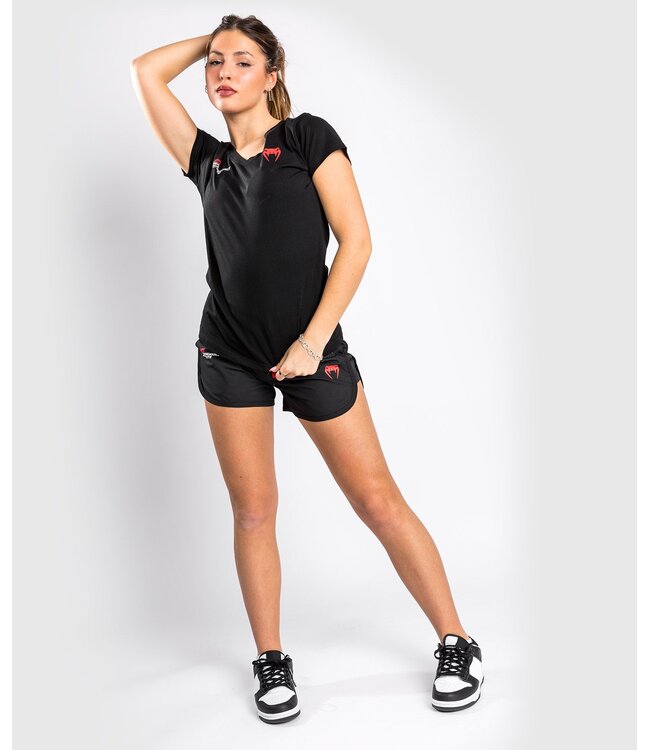 UFC Venum Performance Institute T-Shirt Dames Zwart