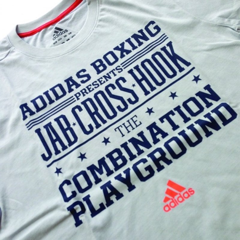 Adidas Adidas Graphic T-Shirt Jab-Cross-Hook Grau