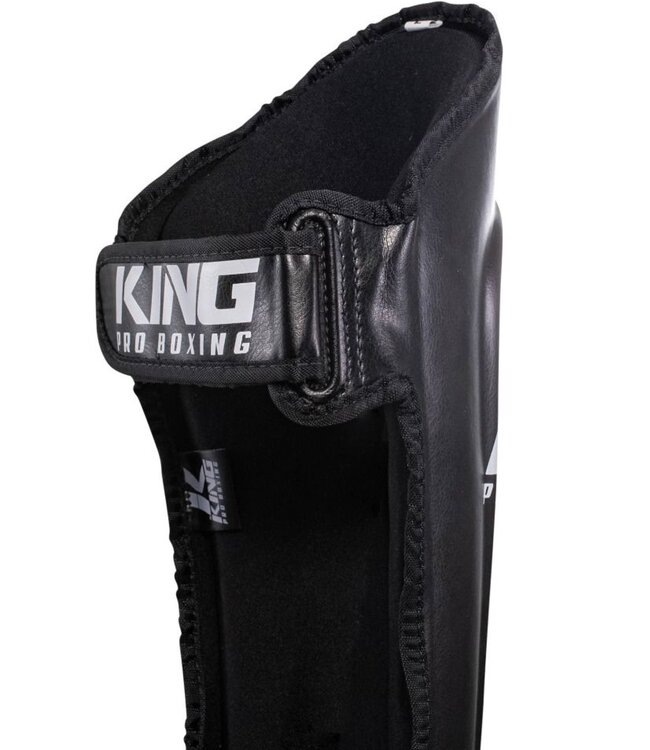 King Pro Boxing King Pro Boxing Shinguards KPB/SGL 7 Black White