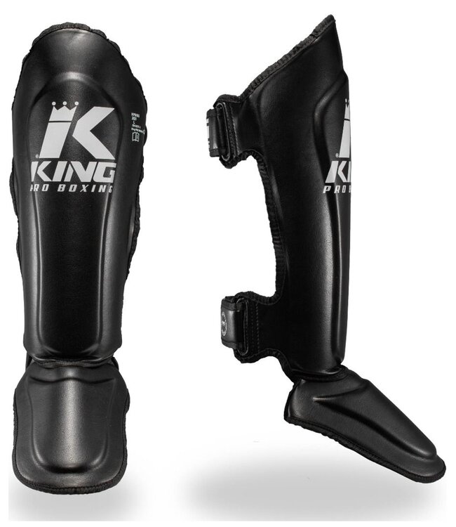 King Pro Boxing Schienbeinschützer KPB/SGL 7 Schwarz Weiß