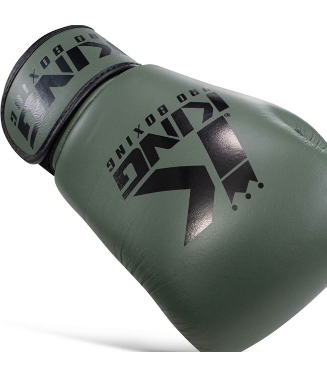 King Pro Boxing Boxing Gloves Military KPB/BGVL 3 Leather