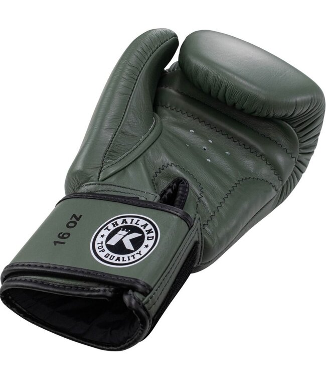 King Pro Boxing King Pro Boxing Boxing Gloves Military KPB/BGVL 3 Leather