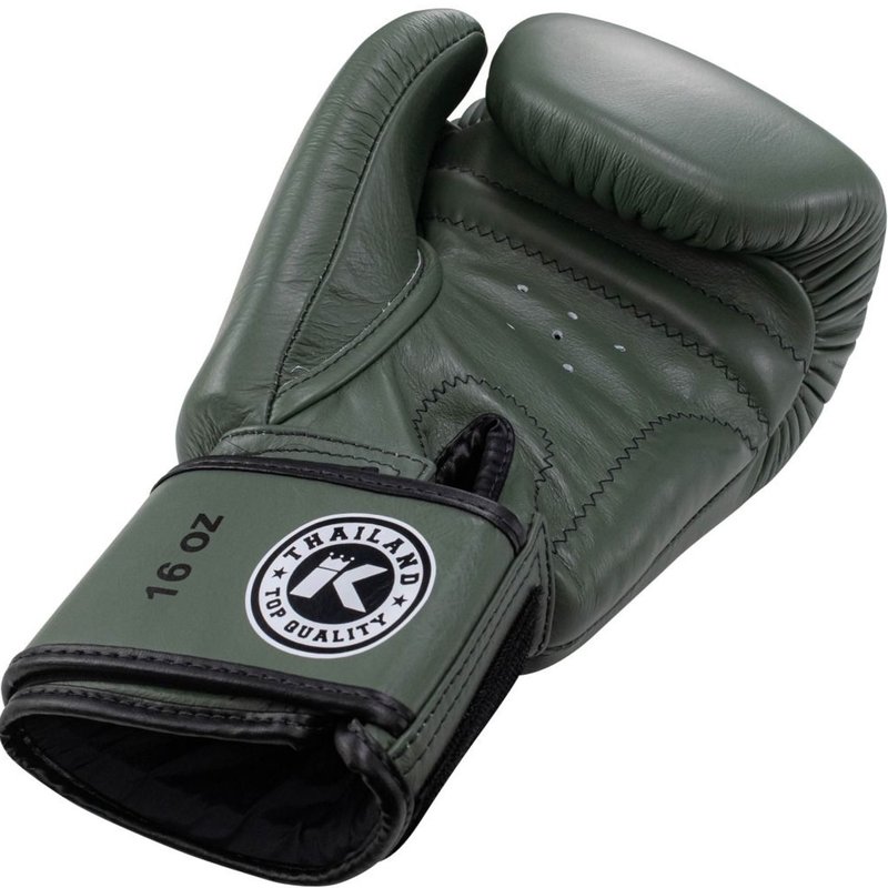 King Pro Boxing King Pro Boxing Boxhandschuhe Military KPB/BGVL 3 Leder