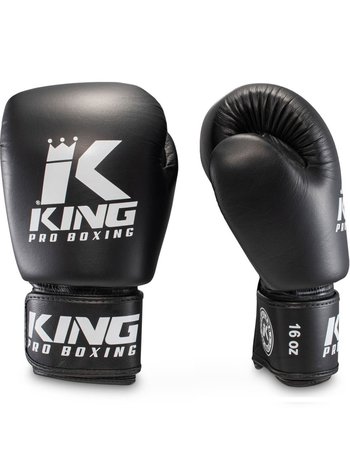 King Pro Boxing King Pro Boxing Bokshandschoenen Zwart KPB/BGVL 3 Leder