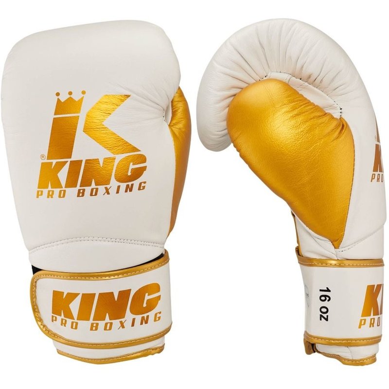 King Pro Boxing King Pro Boxing Bokshandschoenen KPB/BG Star 17 Wit Goud