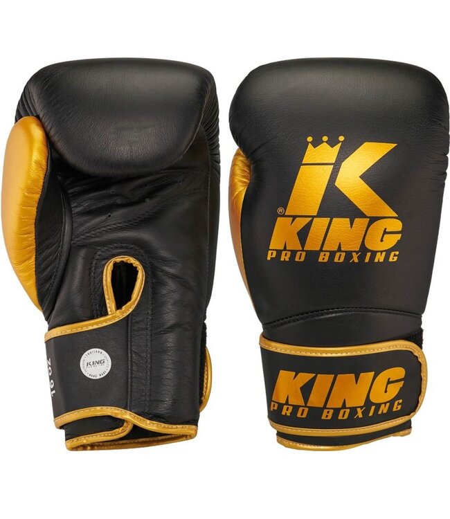 King Pro Boxing Boxing Gloves KPB/BG Star 16 Black Gold