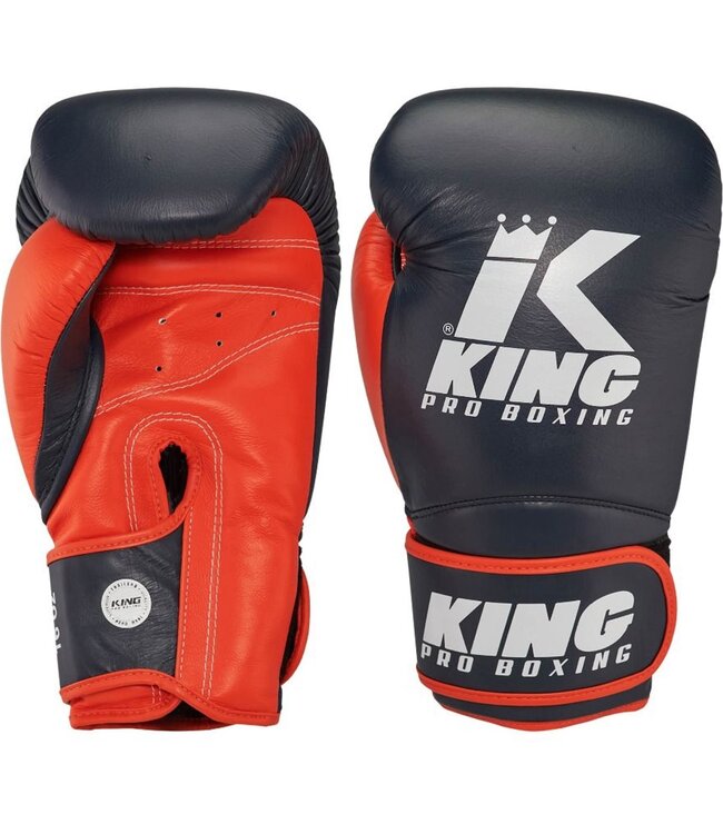 King Pro Boxing Boxing Gloves KPB/BG Star 15 Navy Orange
