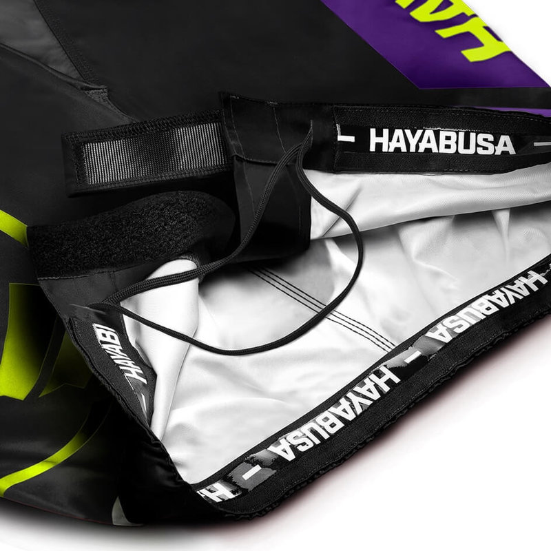 Hayabusa Hayabusa Icon HybHayabusa Icon Mid-Length Vechtsport Broek Zwart Neon