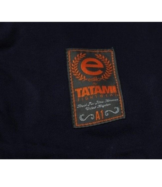 Tatami Fightwear Estilo BJJ Gi Kimono 4.0 Navy Blauw Oranje