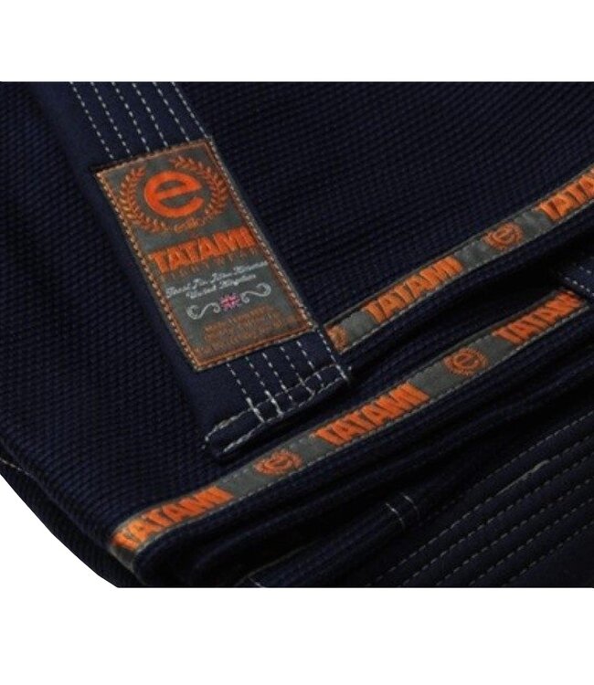 Tatami Fightwear Estilo BJJ Gi Kimono 4.0 Navy Blue Orange