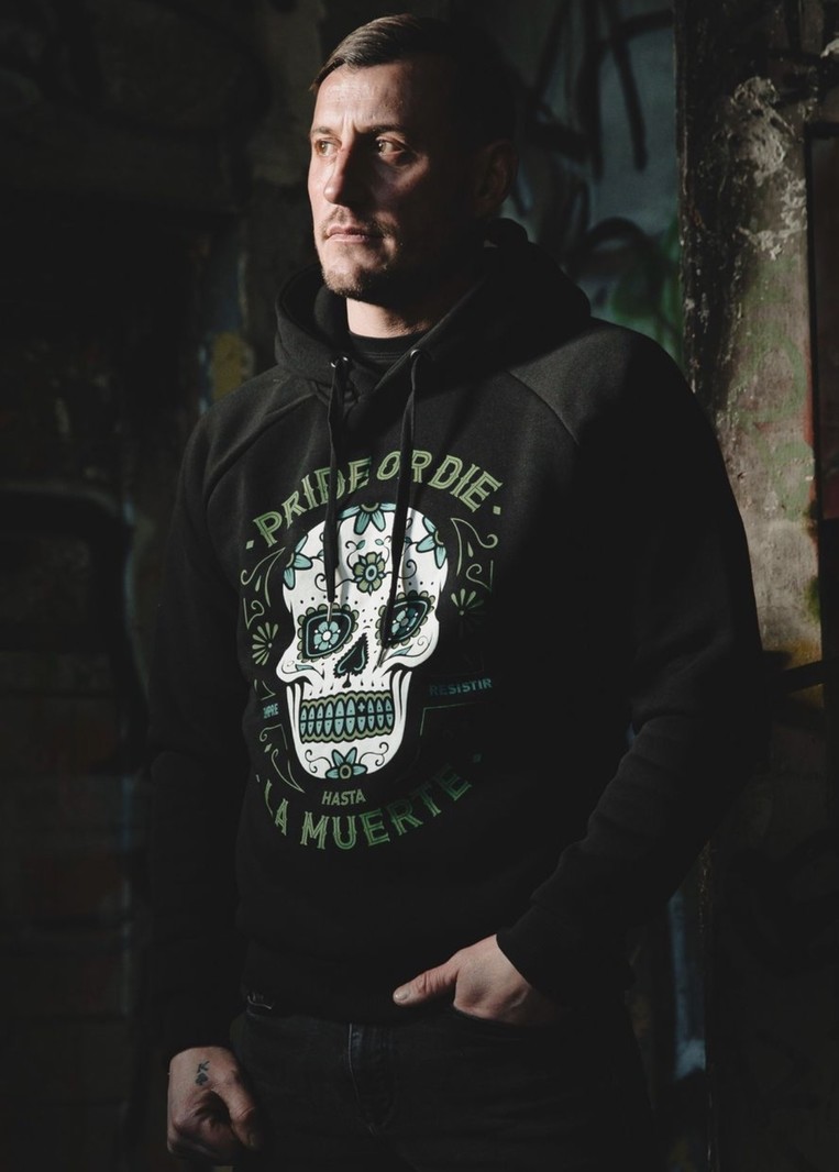 Pride or Die PRiDE or DiE Hoodie Sweater Until Death Zwart