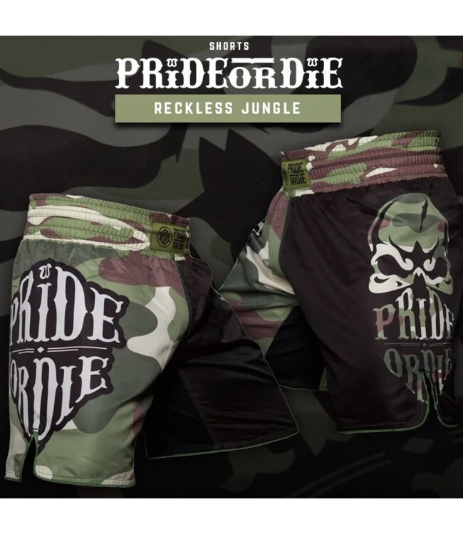 Pride or Die PRIDE or DIE MMA Fight Shorts Jungle Camo
