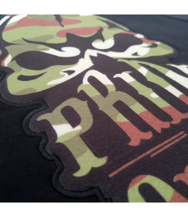 PRIDE or DiE Hoodie RECKLESS Jungle Camo Schwarz