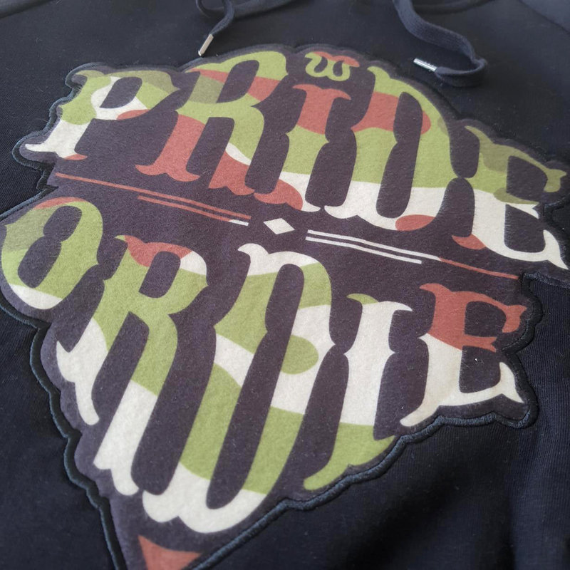 Pride or Die PRIDE or DiE Hoodie RECKLESS Jungle Camo Schwarz