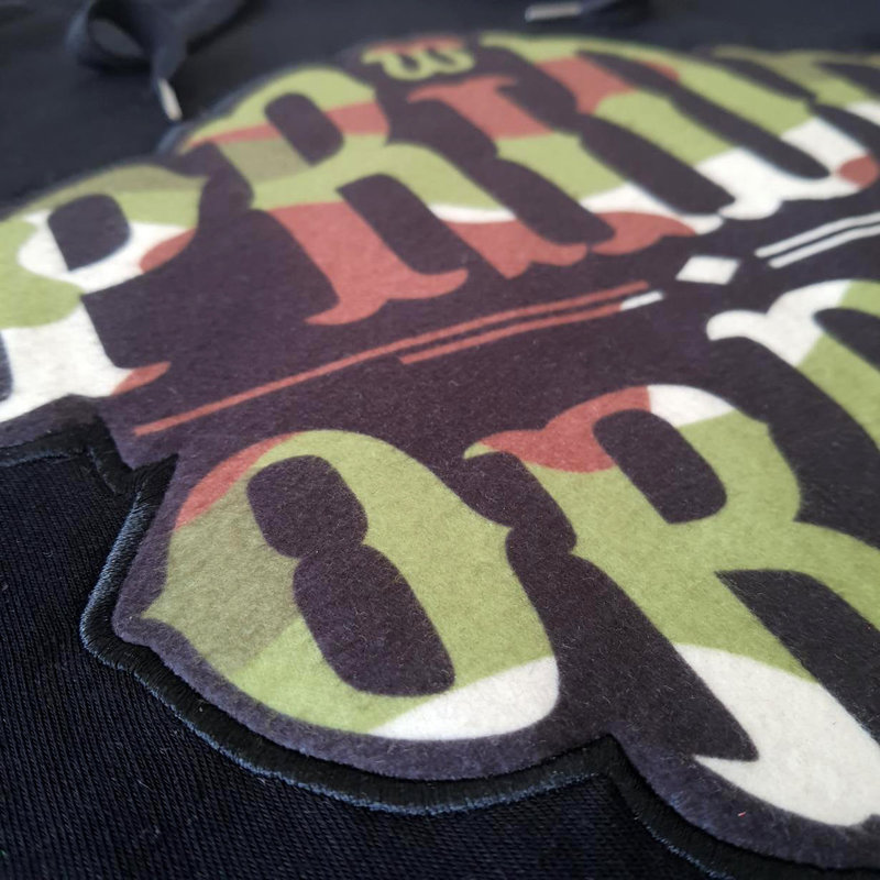 Pride or Die PRIDE or DiE Hoodie RECKLESS Jungle Camo Schwarz