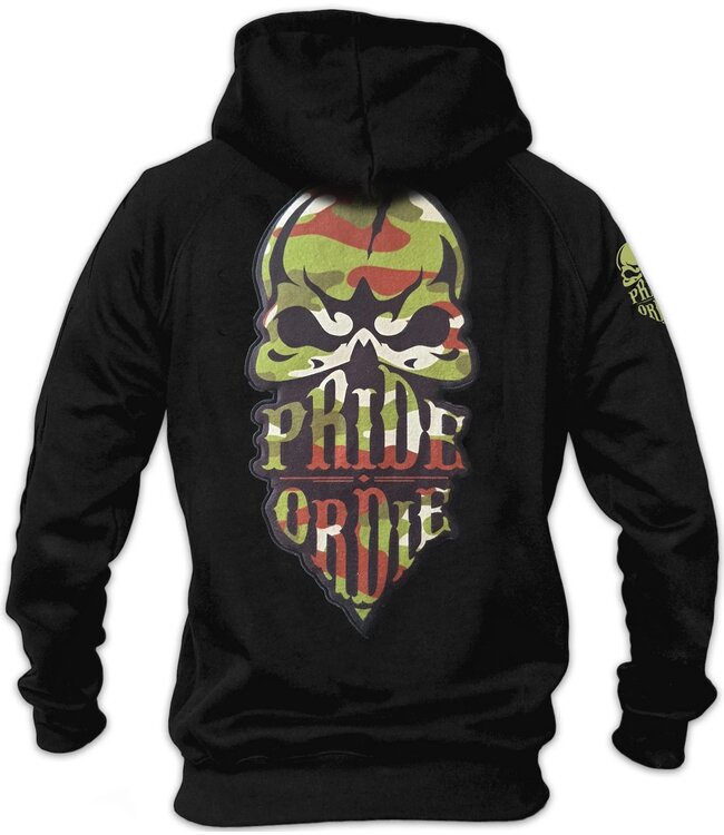 PRiDE or DiE Hoodie RECKLESS Jungle Camo Zwart