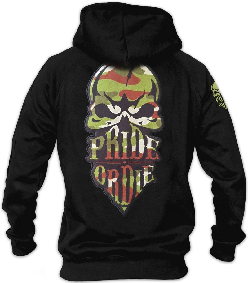 Pride or Die PRIDE or DiE Hoodie RECKLESS Jungle Camo Schwarz