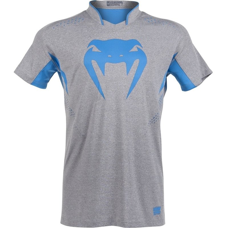 Venum Venum Dry Tech Hurricane X FIT™ T Shirt Grey Neo Blue