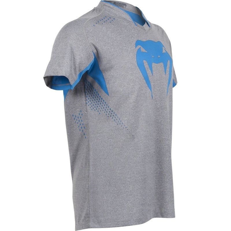 Venum Venum Dry Tech Hurricane X FIT™ T-shirt Grijs Neo Blauw