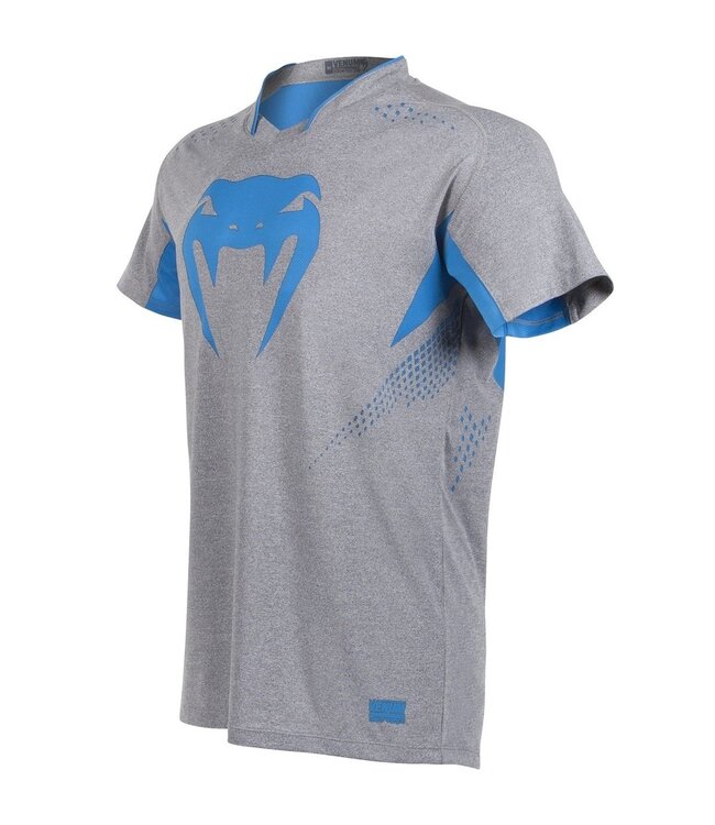 Venum Dry Tech Hurricane X FIT™ T-shirt Grijs Neo Blauw