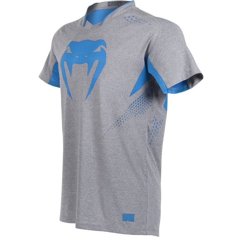 Venum Venum Dry Tech Hurricane X FIT™ T Shirt Grey Neo Blue