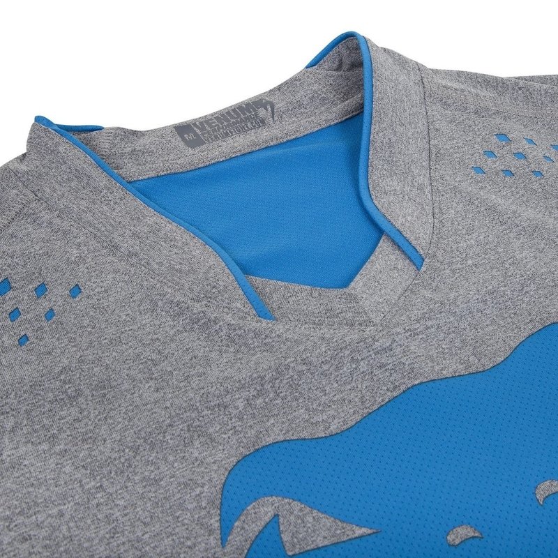 Venum Venum Dry Tech Hurricane X FIT™ T Shirt Grey Neo Blue