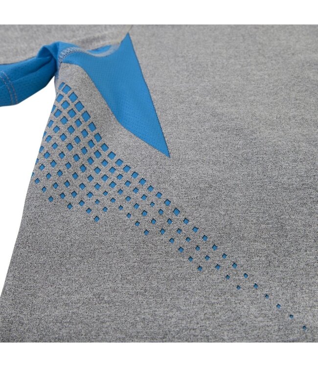 Venum Dry Tech Hurricane X FIT™ T-Shirt Grau Neo Blau