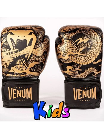 Venum Venum DRAGON'S FLIGHT Boxhandschuhe Kinder Schwarz Bronze