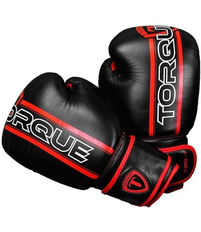 Torque Torque Sports Velocity Boxhandschuhe 16oz Schwarz Rot