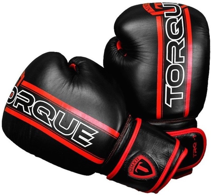 Torque Torque Sports Velocity Boxhandschuhe 16oz Schwarz Rot