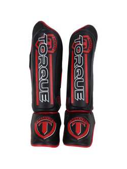Torque Torque Velocity Kickboks Scheenbeschermers Zwart Rood