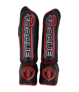 Torque Torque Velocity Kickboks Scheenbeschermers Zwart Rood