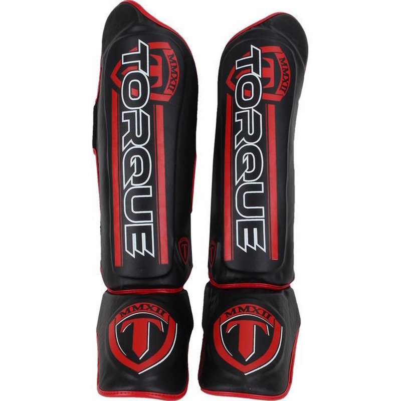 Torque Torque Velocity Kickboks Scheenbeschermers Zwart Rood