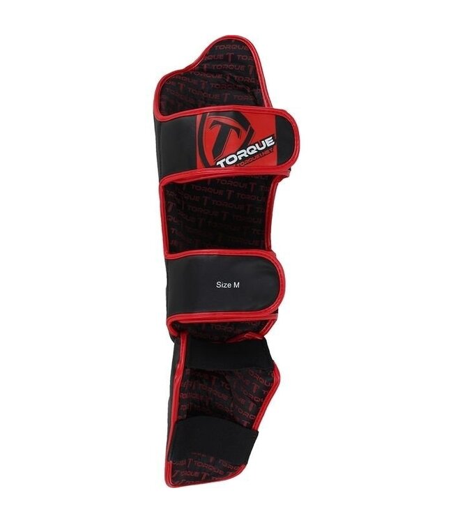 Torque Torque Velocity Kickboks Scheenbeschermers Zwart Rood