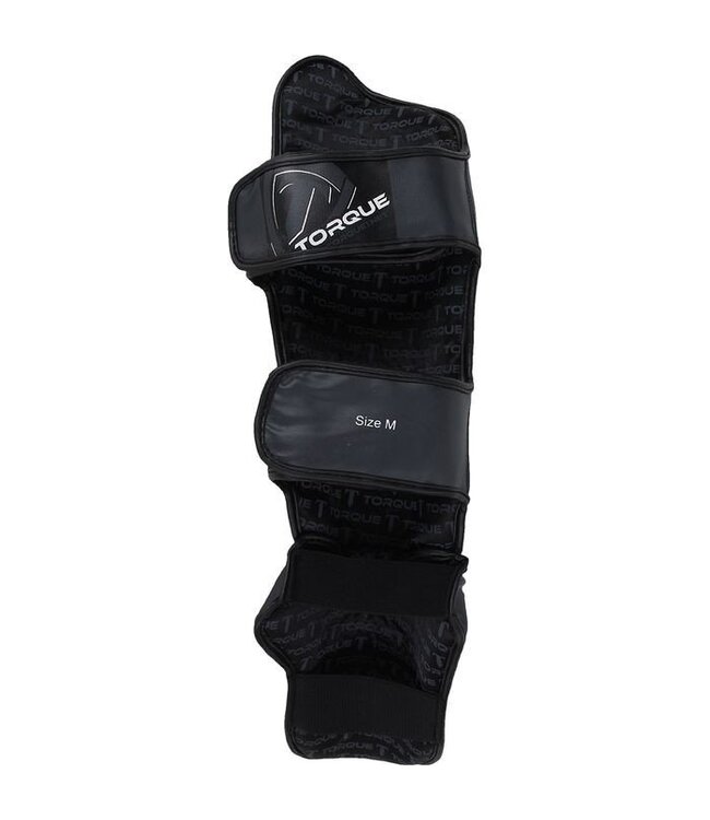 Torque Torque Velocity Kickboxing Shinguards Black