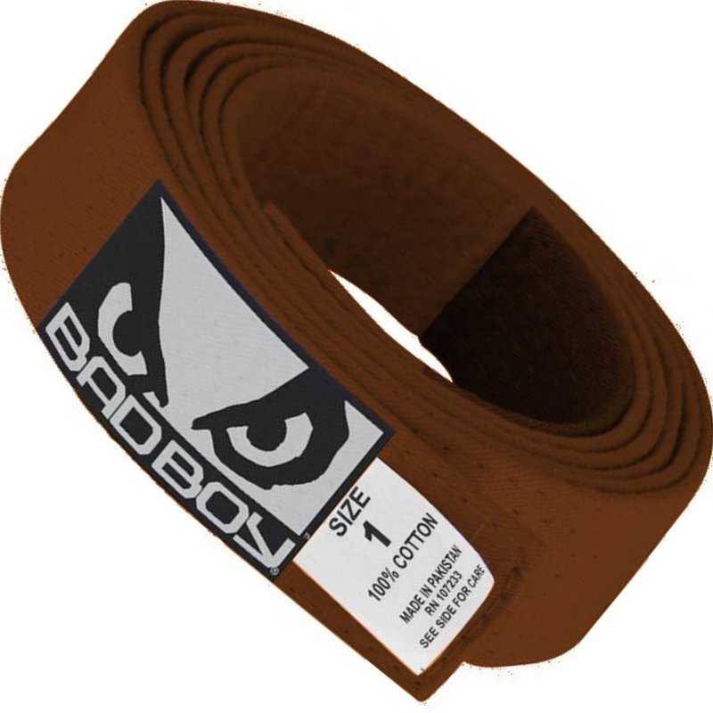 Bad Boy Bad Boy Adult BJJ Rank Belt Braziliaans jiu jitsu Bruin