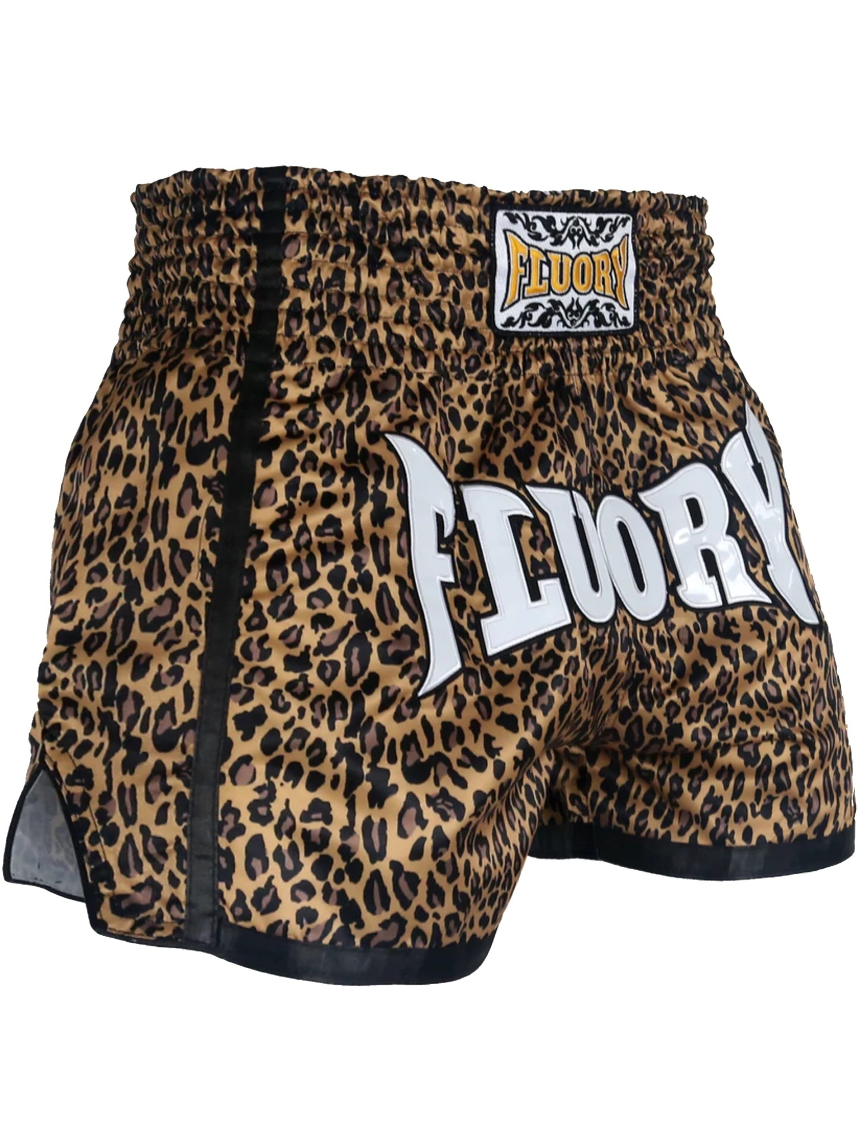 Fluory Muay Thai Kickboxing Short Leopard FIGHTWEAR SHOP EUROPE