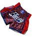 Fluory Fluory Muay Thai Kickboxen Short Quadrat Farben Rot