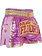 Fluory Fluory Muay Thai Kickboxen Short Damen Glitter Rosa